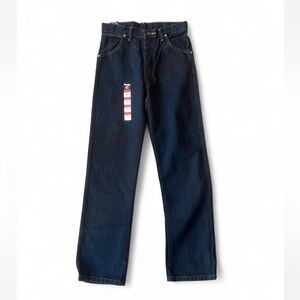 Wrangler Kids Dark Straight Jeans Silver Edition